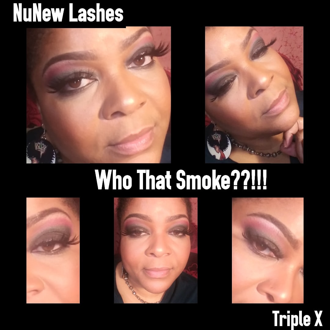 itsallnunew2's tweet image. If you have to wear the mask, make your eyes stylish. NuNew lashes and glitter to give you fire looks and that smoke. #putHimfirst #Jhanasjourney #brownowned #BlackOwnedBusiness #makeup #lashes #plussizefashion #beautyinside #blinktwice