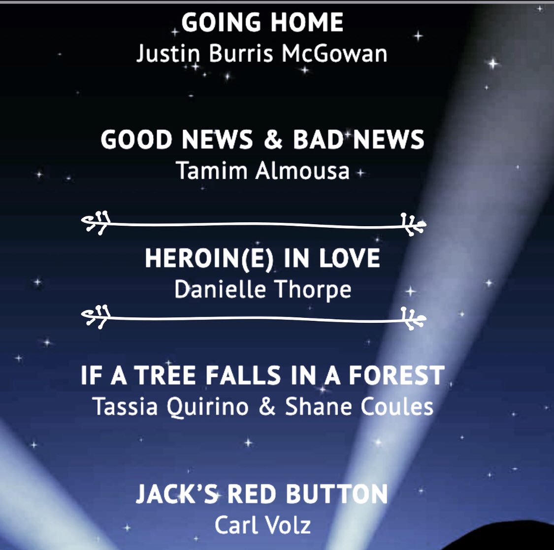 The short film I wrote advanced to the next round in a screenplay competition! Maybe this is the day I’ll become involved in Twitter. Thanks <a href="/PAGEawards/">PAGE Awards</a>
