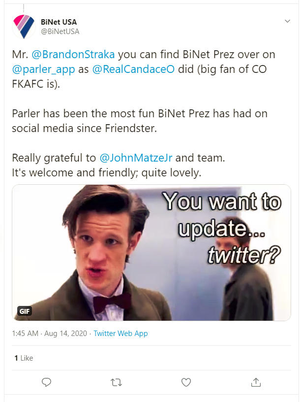 Early this morning, @/BiNetUSA wrote a thread.I will not address thread yet, waiting for Black bisexual people to lead me.I will however, address the three people and one organization mentioned in the last tweet. It is my area of expertise. The Right. https://medium.com/@blackbisexualconsortium/a-black-african-descended-bisexual-plus-leadership-statement-on-binet-usa-community-harm-and-145a2ed21d2e