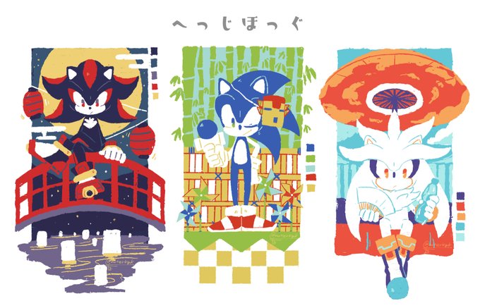 3針×和風。 