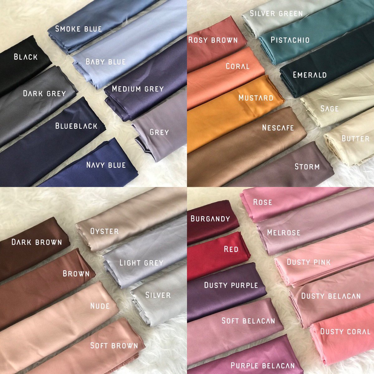 Birthday kawan/girlfriend dah dekat and you still tak tahu nak bagi hadiah apa? You can give her this shawl matte satin RM15 only and you can add on giftbox (+RM10). Whatsapp  http://wa.me/60176611312  to order or visit ig: sincerelybyfaa. Feel free to scroll this thread: