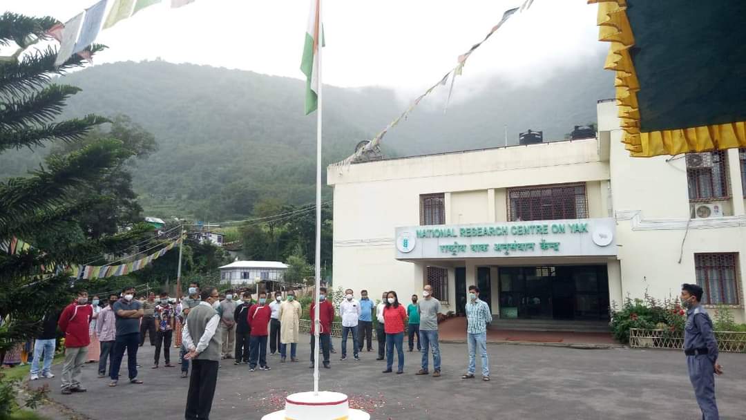 Celebration of 74th Independence Day at ICAR-NRC on Yak. <a href="/icarindia/">Indian Council of Agricultural Research.</a>