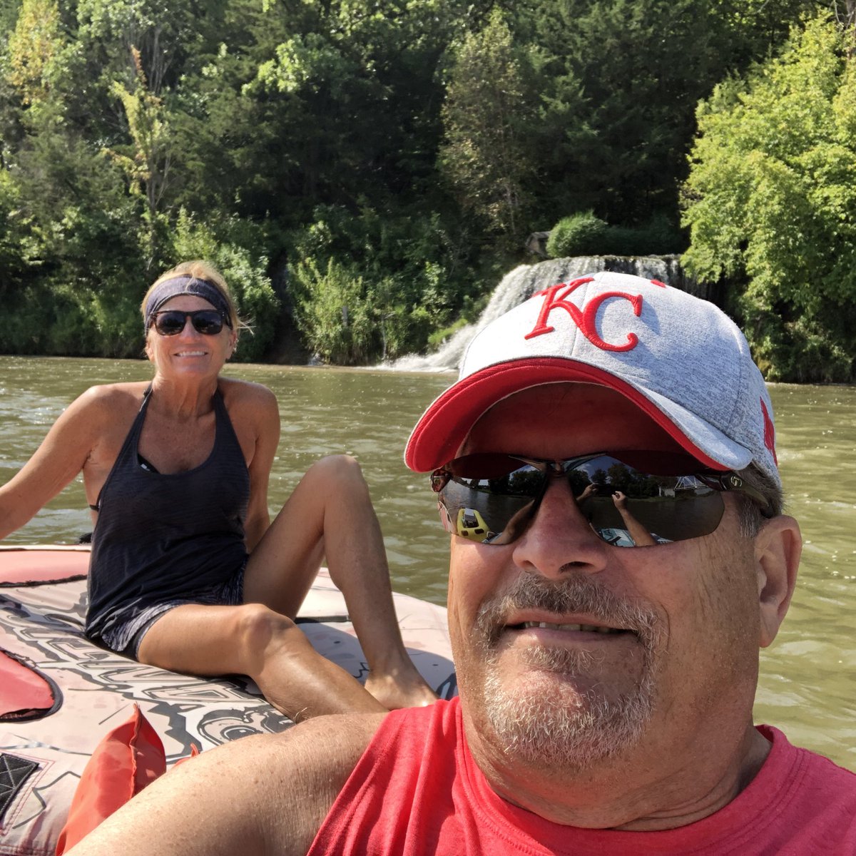 fhelmink's tweet image. Happy Anniversary to the love of my life, Kathy. 40 years ago I out-kicked my coverage &amp;amp; l’ve been living’ the dream since!  We were supposed to be in Hawaii, but Covid had other plans, so we tubed the Niobrara and ate at Lazlo’s. Here’s to our next 40 together. Love you always!