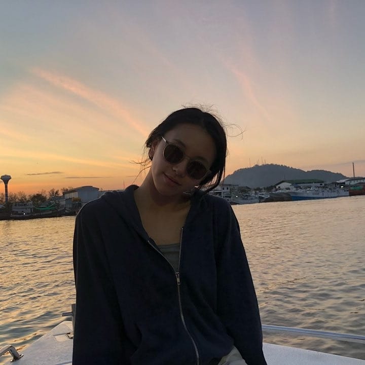 chaeyoung as kermit the frog