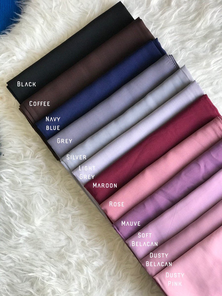 BAWAL CHIFFON DOUBLE HICON(BIDANG 45)Measurement: 110cm X 110cmMaterial: Double hiconPrice: RM15