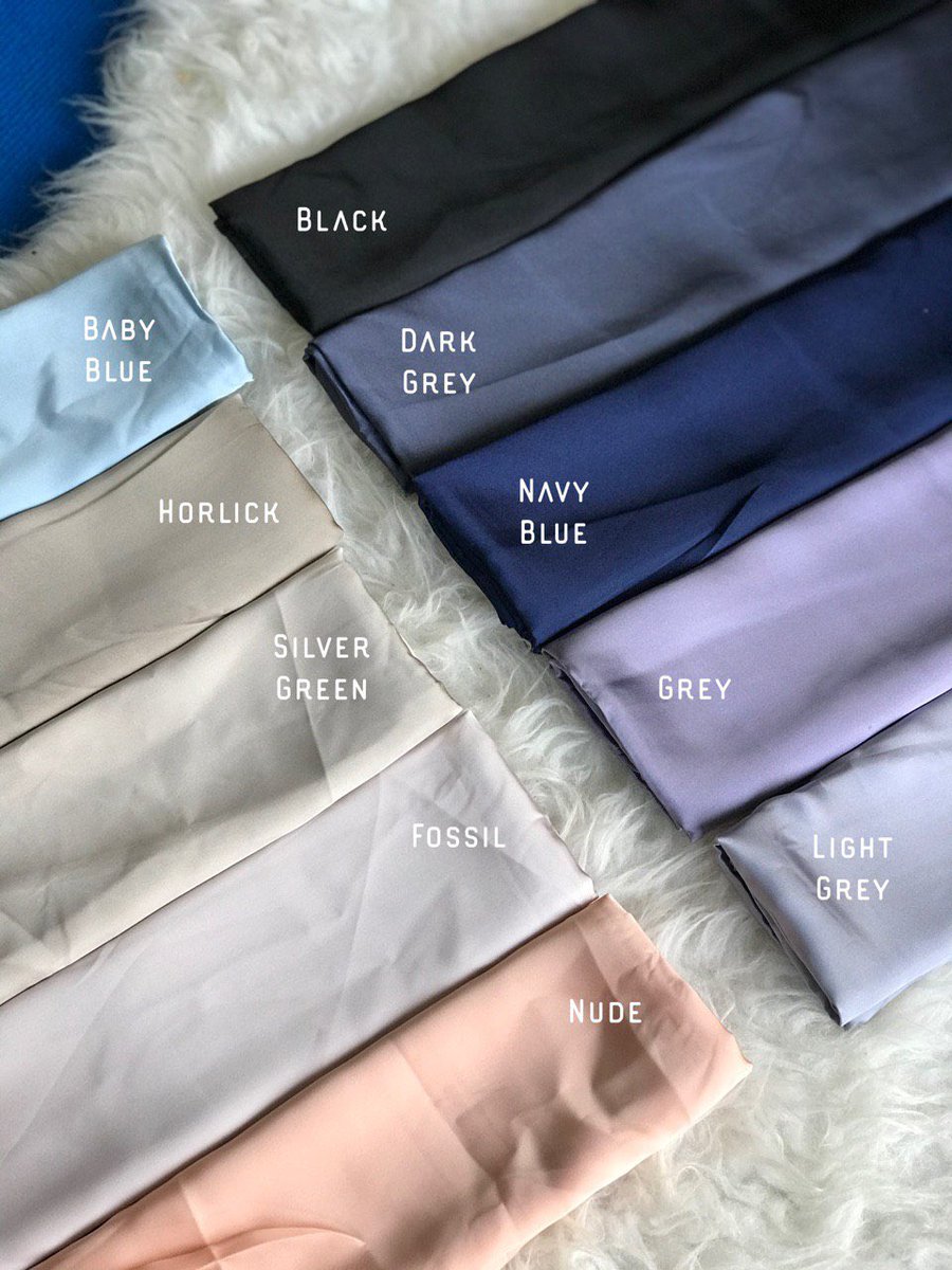 SHAWL SATIN SILKYMeasurement: 1.8m X 0.7mMaterial: Satin SilkyPrice: RM20