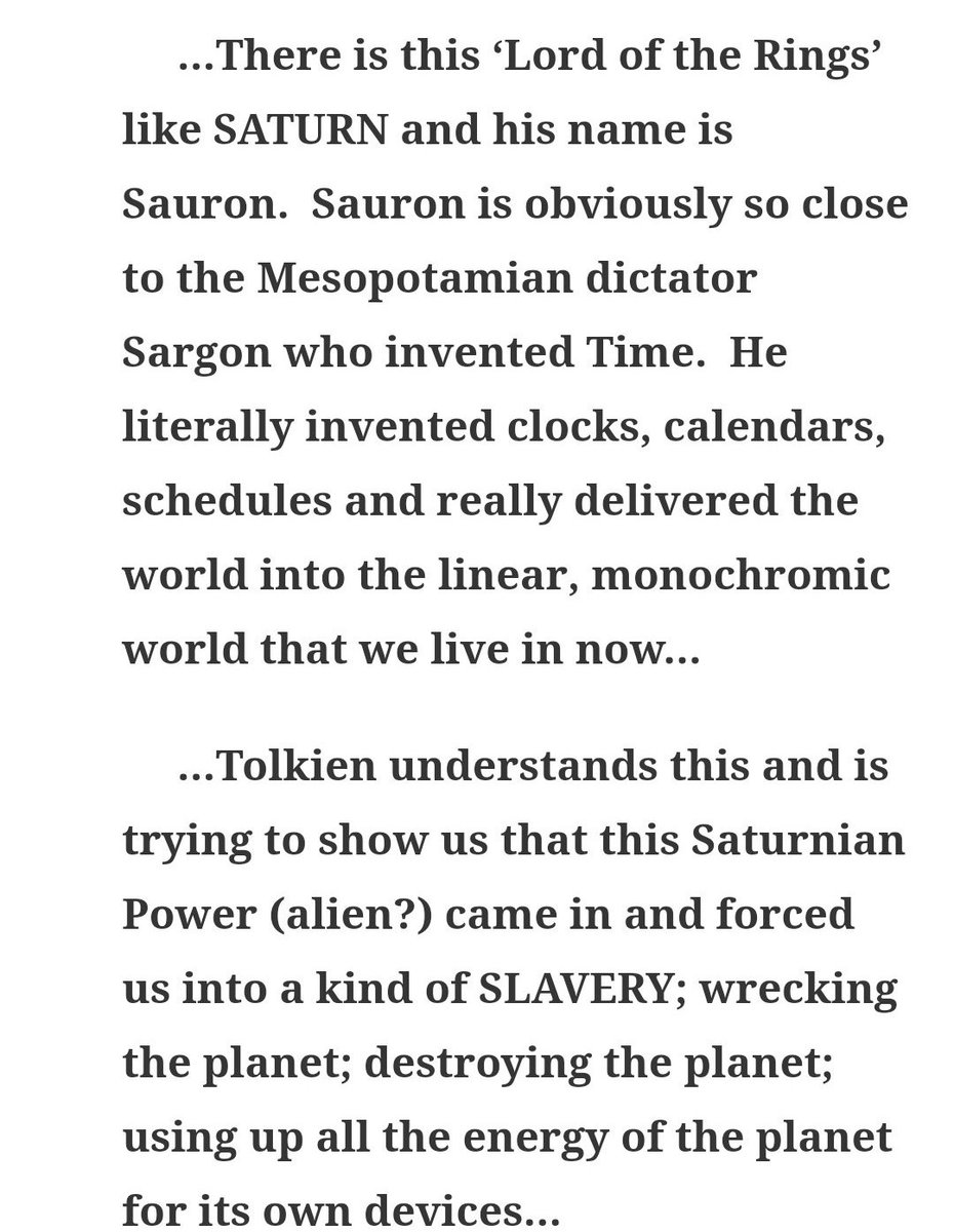 But what about LOTR main antagonist, Sauron? He is most likely based on the historic figure Sargon of Akkad (who himself may have been a composite of a number of different people). This figure literally invented the concept of time and the rules which our modern world runs on