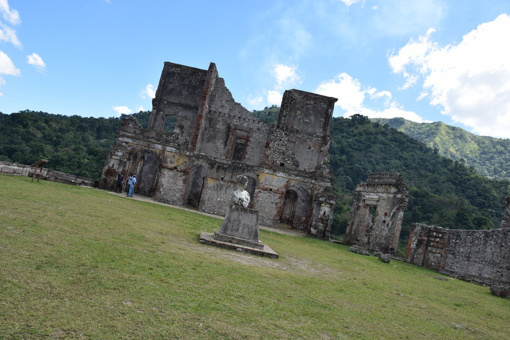 the National History Park, which includes the Citadel, Sans Souci Palace & Ramiers. This monument dates from the 1800's after Haiti had gained its independence. In the next installments I will go into more detail on the buildings listed above.