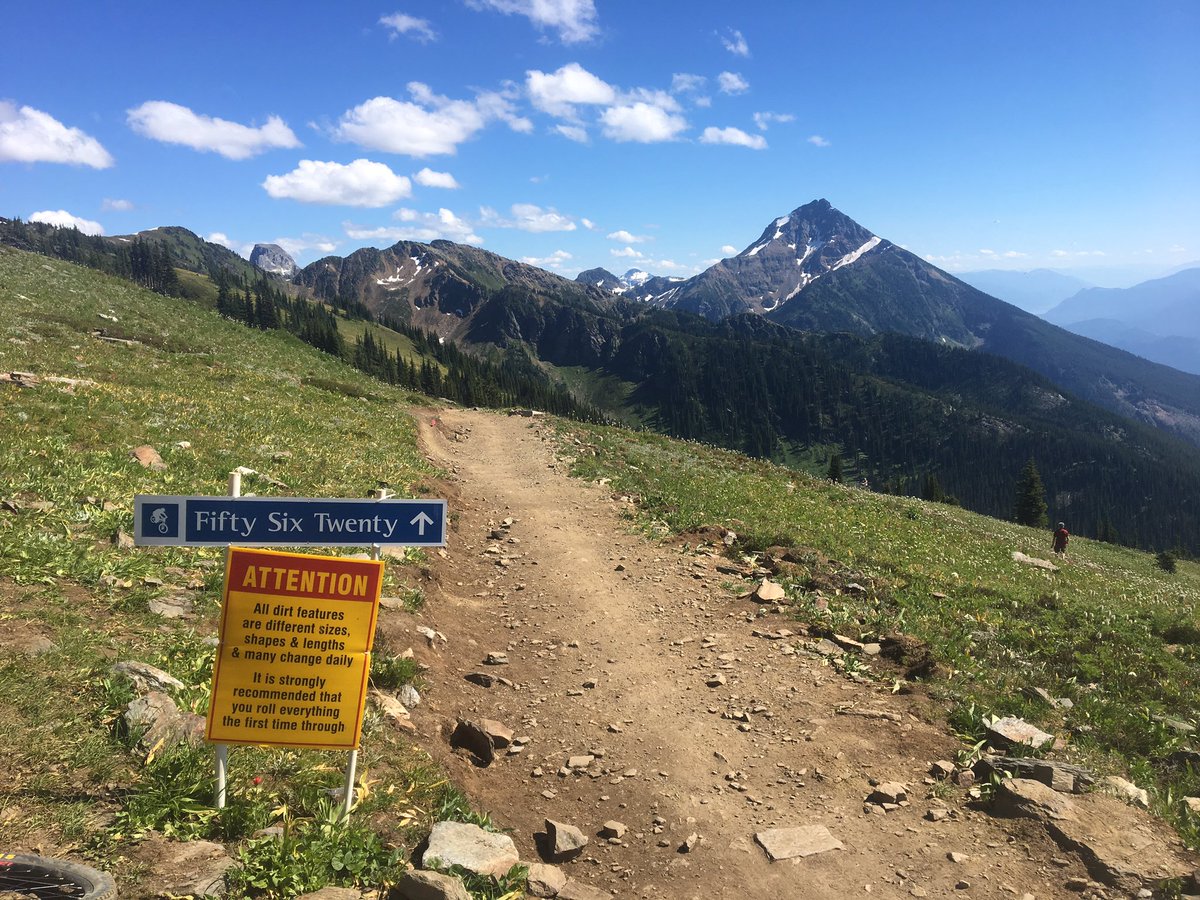 yycbike2school's tweet photo. @london_chrisp Revelstoke, flow trail 1700 m of berms and tables down! https://t.co/TWew9PgwXD
