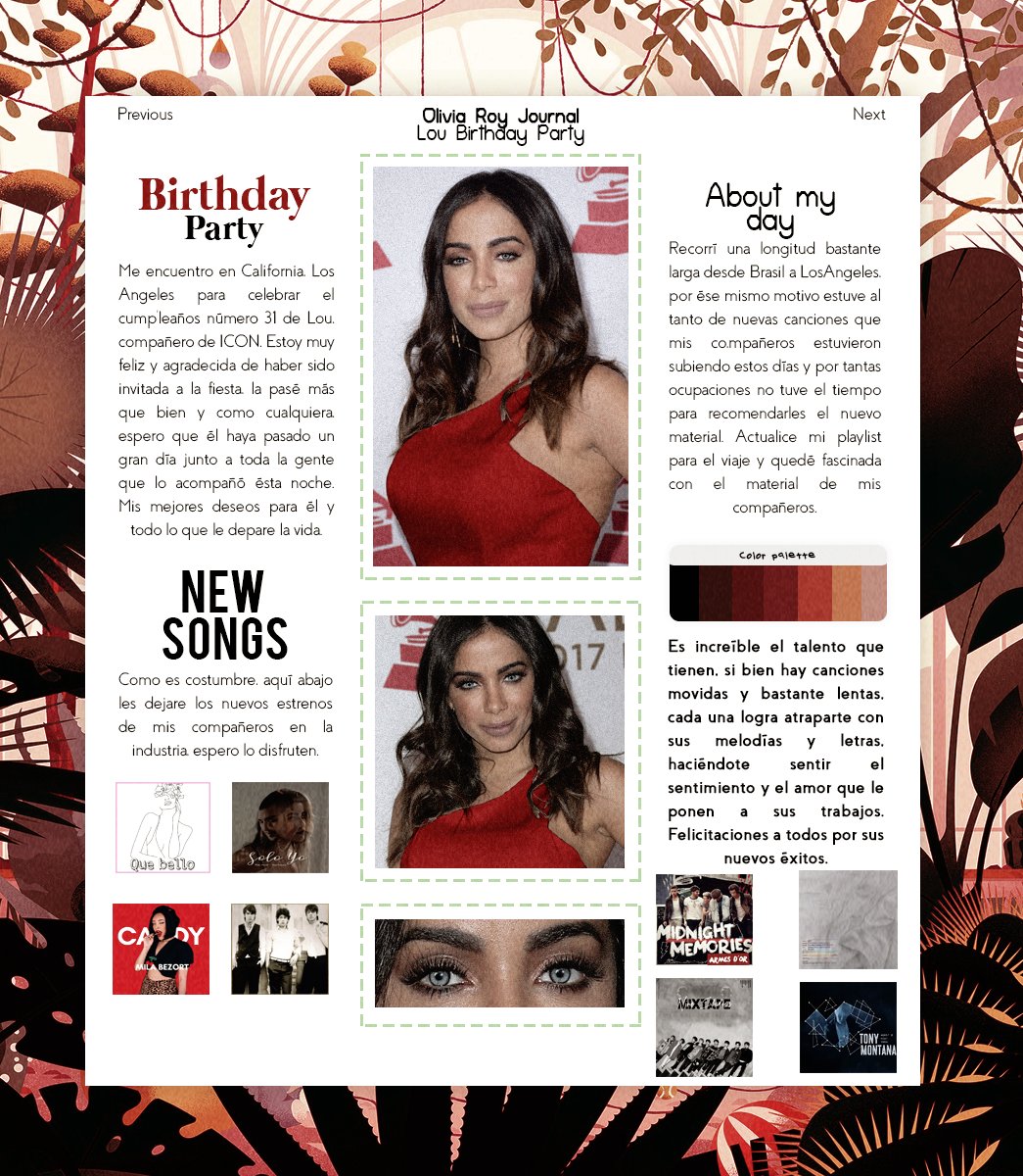 Feliz vida para Lou que está de cumpleaños, mi estadía en Los Angeles ha sido de las mejores gracias a su invitación y ni hablar de la música que me ha acompañado en éste día.
#31PrimaverasLou