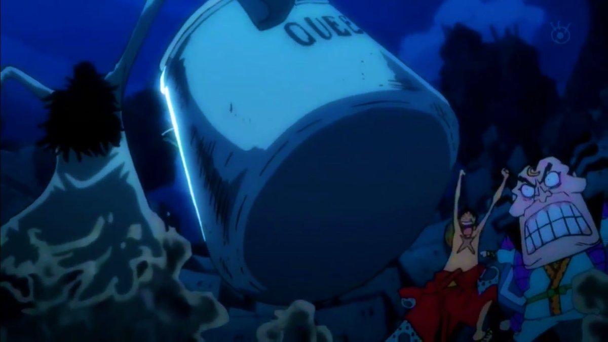 Log ワンピース考察 على تويتر 兎丼のどこかにあったクイーン用の大量のおしるこをgetするカリブー これもアニオリシーン 大手柄 ヌマヌマで体に隠せるから こんな大きなものも運べちゃうのよね 確かにカリブー が味方だったら色々と便利 鬼ヶ島には来てる