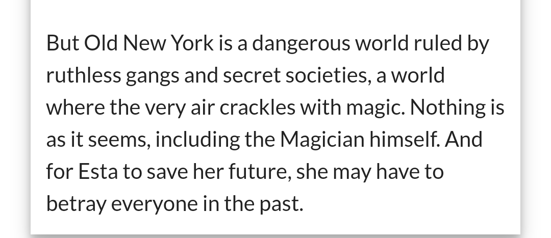 8.) the last magician - lisa maxwell.why is every urban fantasy in new york? i don't know. this is in 1902 new york, though, for a little spice. esta takes a job as a magician's assistant to steal A Very Important Book from him. oh no, he's hot! some time travel twists also