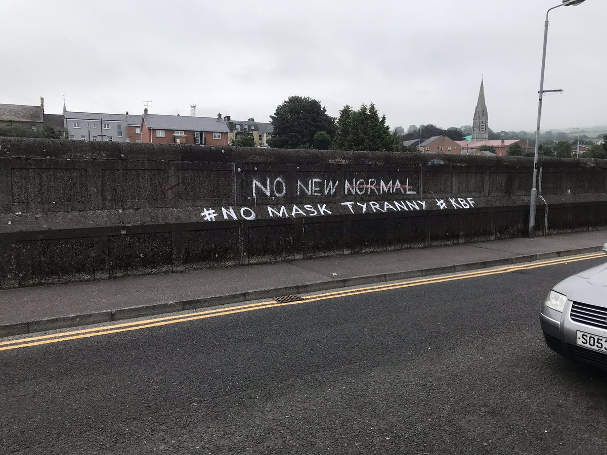 ConorSharkeySC's tweet photo. Graffiti in Strabane this morning... https://t.co/MuUBbhrdnc