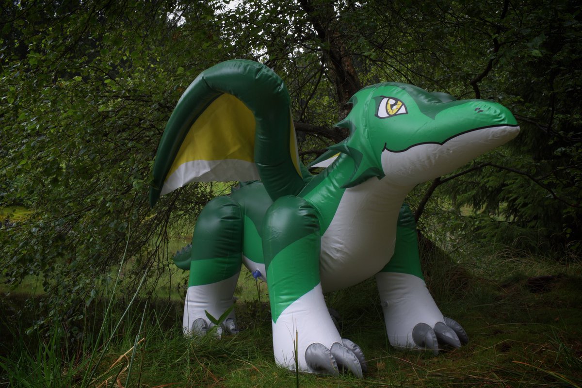 Mystic Forest :o #dragon #inflatable #squeaky #aufblasbar #pooltoy #customtoy #lake #derg #drache