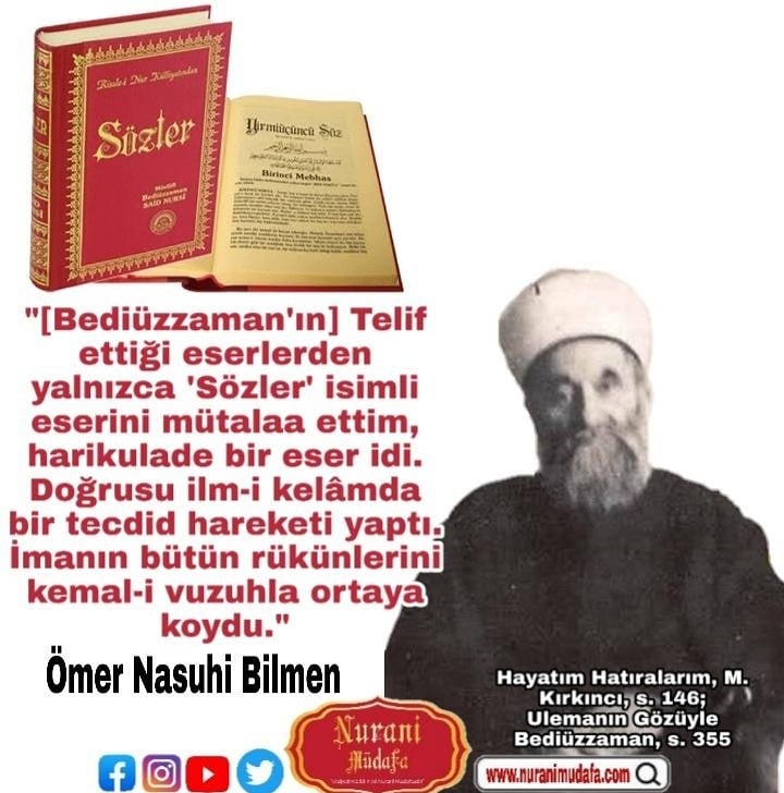 MudafaNurani's tweet photo. Sayfamızı takip edebilirsiniz 
👉🏻 @MudafaaNurani

[Gönderilerimizi @MudafaaNurani etiketiyle paylaşabilirsiniz.]

#Kuran #Sünnet #Hadis #İslam #İslamiyet #Risale #Risaleinur #Bediüzzaman #SaidNursi #Nurani #NuraniMüdafa #ÖmerNasuhi #ÖmerNasuhiBilmen #Kelamİlmi #Tecdid #Tecdit https://t.co/DOKulwcXc8