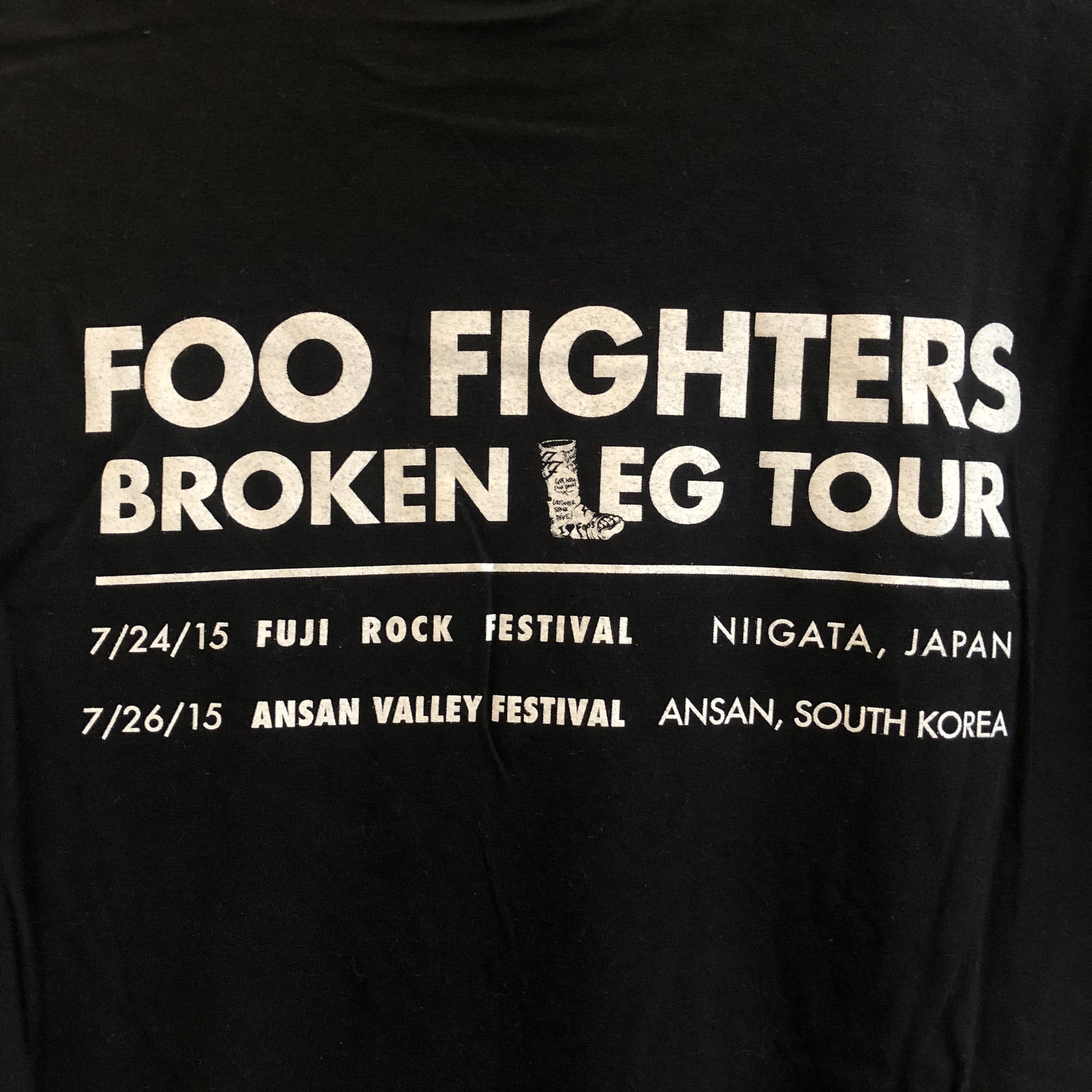 Fuji Rock Festival Twitter Da Break A Leg Tシャツ Foofighters キープオンフジロック