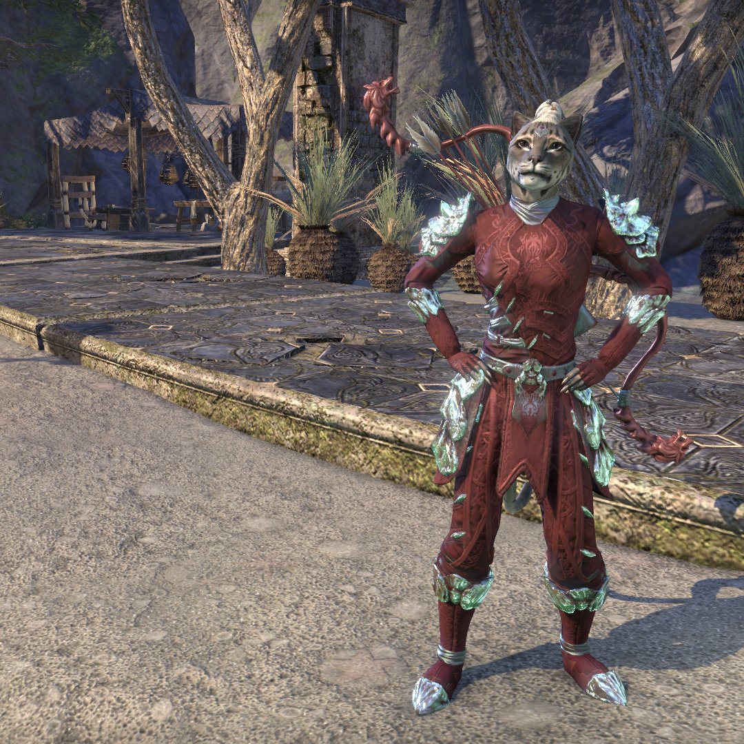 briarbyhart's tweet photo. #makeover part II. She deserves it after the torture she endured in vet Fang Lair.😹 @thefinninator WE WOULD HAVE WORDS WITH YOU, SIR @silvenars @SmolHircineFan @AhnaHyouki #FangLair #ESO #ESOFam https://t.co/5Rzc0ZIvA1