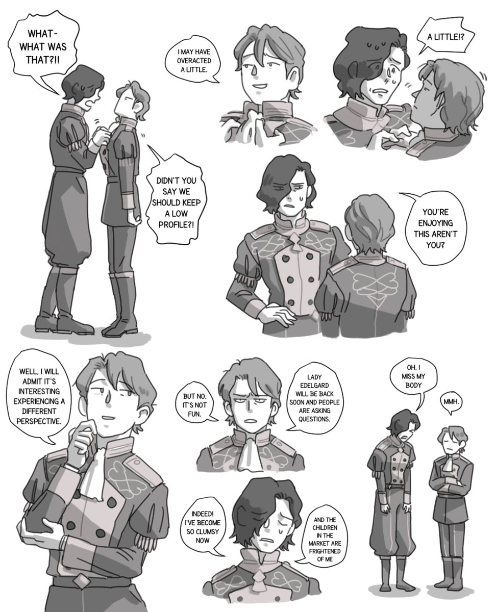 #FerdibertWeek2020
Bookending Ferdibert week with a continuation of this bodyswap doodle. The themes secret & possibly rescue apply here. Hubert (as Ferdie) delivers a letter to Ferdinand (as Hubie)