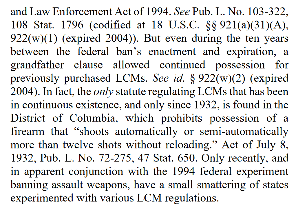 "As noted above, when the Founders ratified the Second Amendment, no laws restricted ammunition capacity despite multi-shot firearms having been in existence for some 200 years."