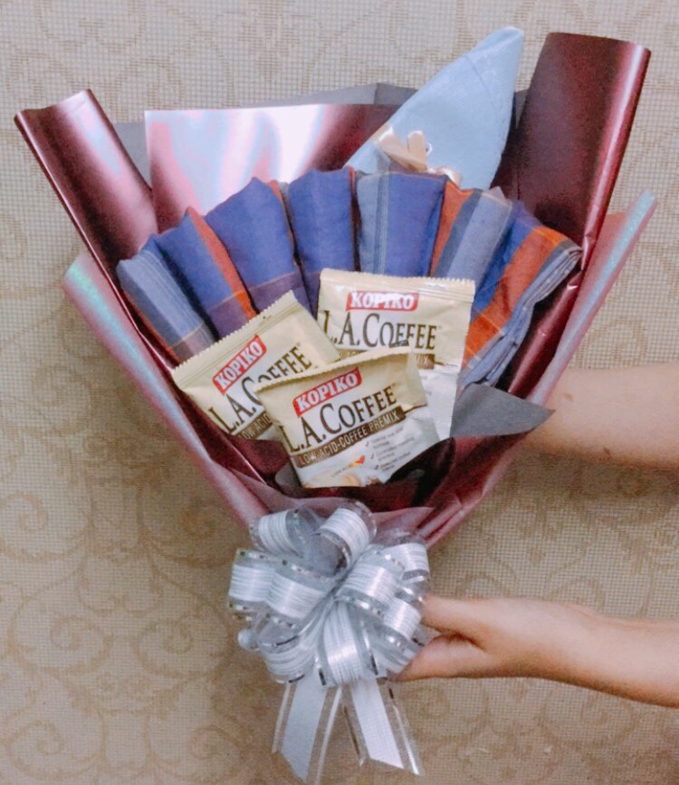 Bouquet untuk abah abah pun ada tau