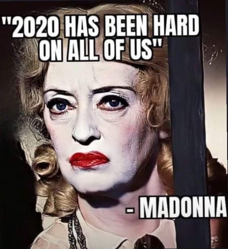   I still wish Madonna a happy birthday as its been a tough year for the old gal  