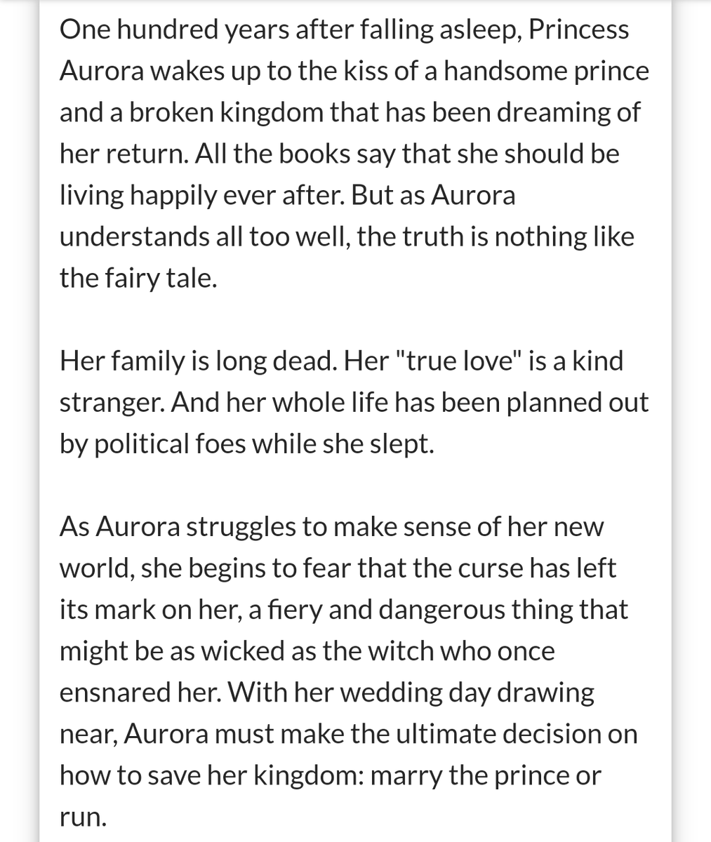 16.) a wicked thing - rhiannon thomas.sleeping beauty wakes up to a political prison. prince charming is fine, but like, there's rampant inequality in the kingdom and his family won't do anything about it? aurora sneaks out at night and meets a rebel society. there's dragons