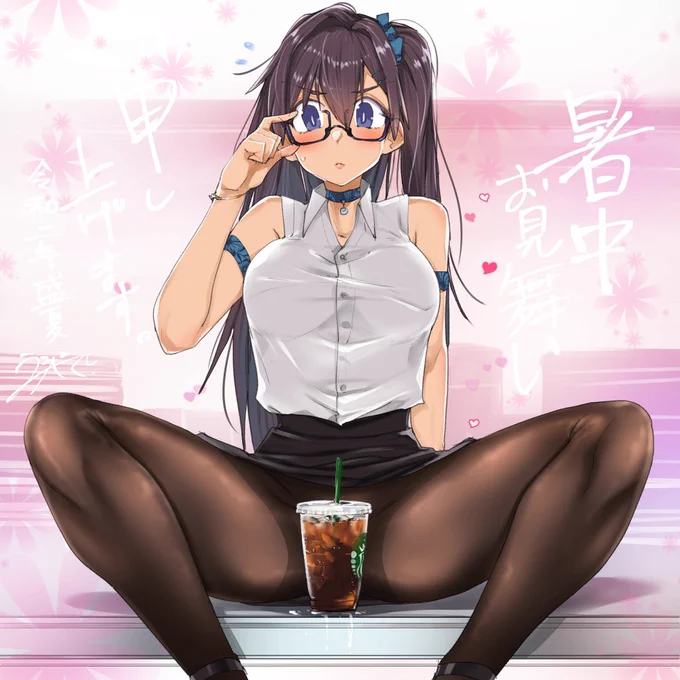 アイスコーヒーの美味しい飲み方の一例です。 