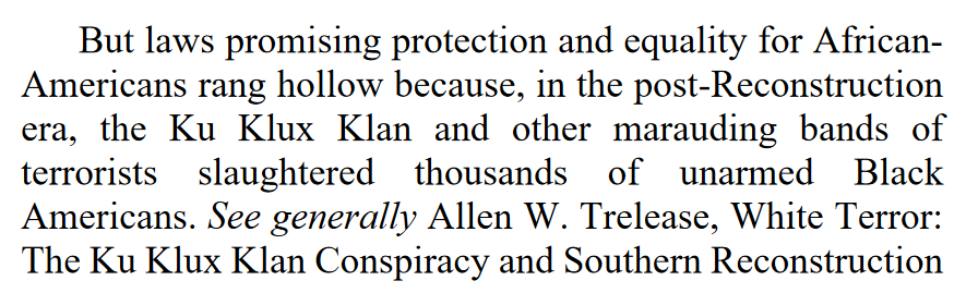 "Not surprisingly, Black Americans embraced their right to self-defense, understanding that protections offered by the state may be promising in theory but fatal in fact."