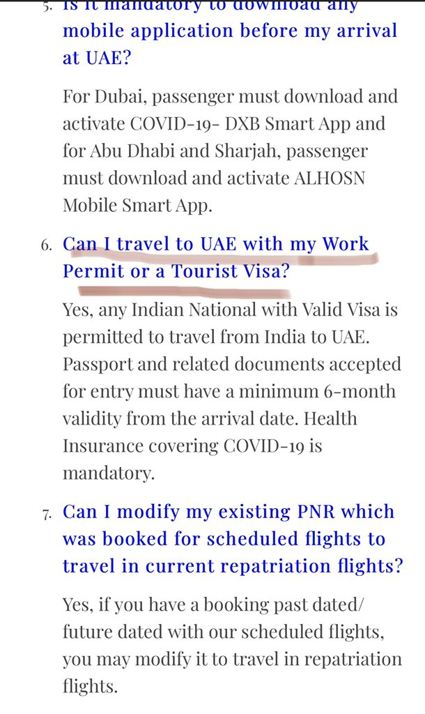 sherinbioest's tweet photo. @FlyWithIX @HardeepSPuri @MoCA_GoI In ur travel query , you have answered like Indians having work permit / tourist visa are allowed to travel, then why are you not allowing us to book flights https://t.co/HG7EQPrWR6