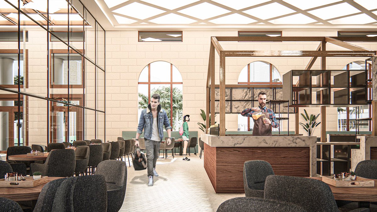 The key thing to note here is that a part of the proposal is to dedicate ground and second floor spaces to public commercial establishments. Restaurants, coffee shops, bars- these act as anchors for each building and increase street vitality.