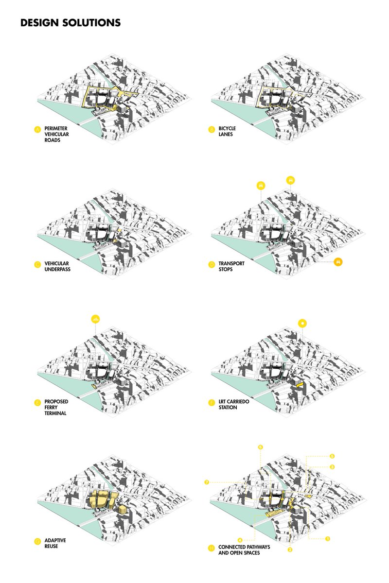 With a lively soft infrastructure in place, the streets can then be reconfigured to encourage more pedestrian activities. From end to end, Escolta measures to approximately 450m, fairly walkable from end to end if you establish transit stops properly.