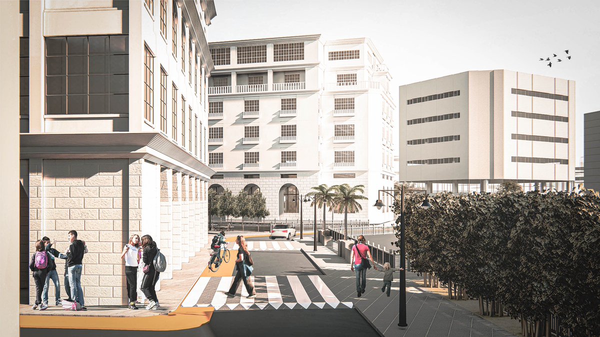 Dasmarinas and Muele del Banco National can act as one big rotunda filtering out car activity from Escolta street. Burke, Soda, T. Pinpin can act as feeders and drop off points for establishments along the street.