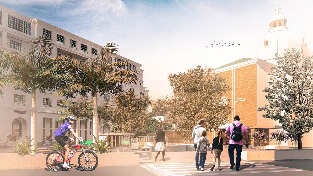 The district’s rich physical narrative can be highlighted as a playground for creative urban activations. Case studies also show that a better streetscape enhances property values of surrounding neighborhoods and generally makes for a healthier local economy.