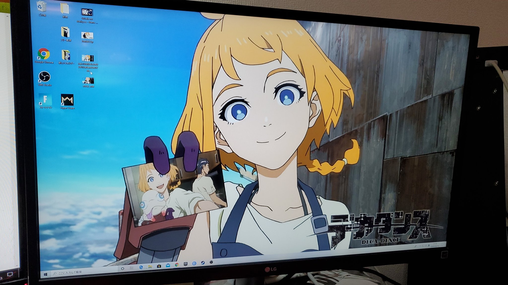 紅葉墨 久々にアニメ壁紙にしたわw まじでデカダンス オモロイからおすすめ 戦闘系sfアニメで世界の秘密を知らないナツメちゃんが主人公で一話見ると続きが気になる そんな作品 T Co Upc1nxna7y Twitter