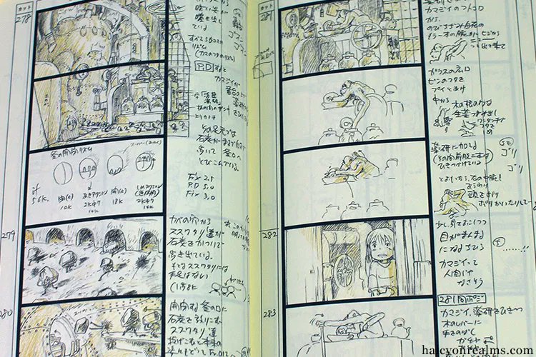 Storyboards for Hayao Miyazaki's anime masterpiece Spirited Away. Just looking at these make me wanna go watch the film again this very instant ? 千と千尋の神隠し スタジオジブリ #絵コンテ 全集 - https://t.co/6TMKZmPBDH #artbook #illustration #storyboard #anime #宮崎駿 