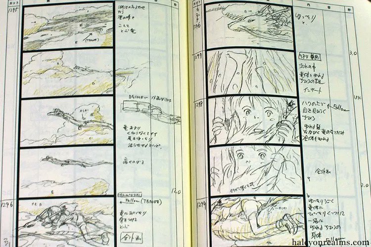 Storyboards for Hayao Miyazaki's anime masterpiece Spirited Away. Just looking at these make me wanna go watch the film again this very instant ? 千と千尋の神隠し スタジオジブリ #絵コンテ 全集 - https://t.co/6TMKZmPBDH #artbook #illustration #storyboard #anime #宮崎駿 