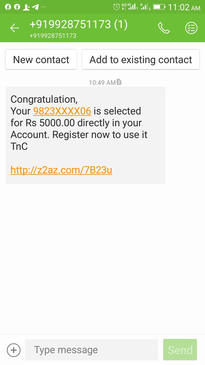 ApiAmolDond's tweet photo. हा  फेक मेसेज आहे हे कसं ओळखायचं? 
#cybersecurity 
#fake 
#fakemsg https://t.co/8ki5D3HWpO