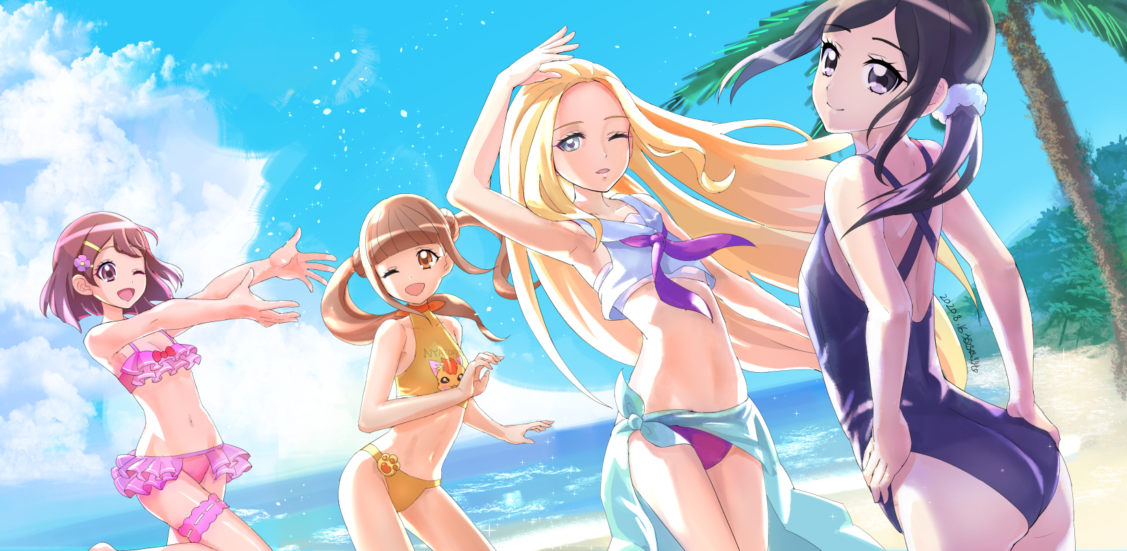 うるまり Ultramarimo プリキュア週ドロ Precure お題 水着 夏をイメージするシーン みなさんアースを 満喫してくださいね うるまり Ultramarimo プリキュア週ドロ Precure お題 水着 夏をイメージするシーン みなさんアースを 満喫してくださいね