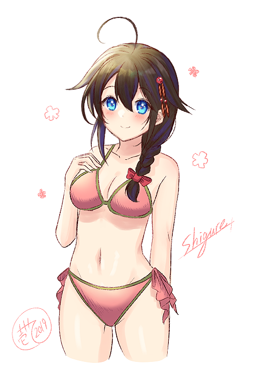 時雨(艦これ) ,時雨改二 「暑いので水着時雨まとめ #艦これ 」|壱十九 / illustratorのイラスト