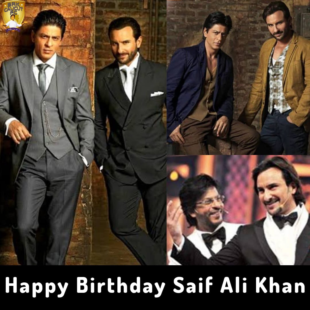 Happy birthday Saif Ali Khan. 