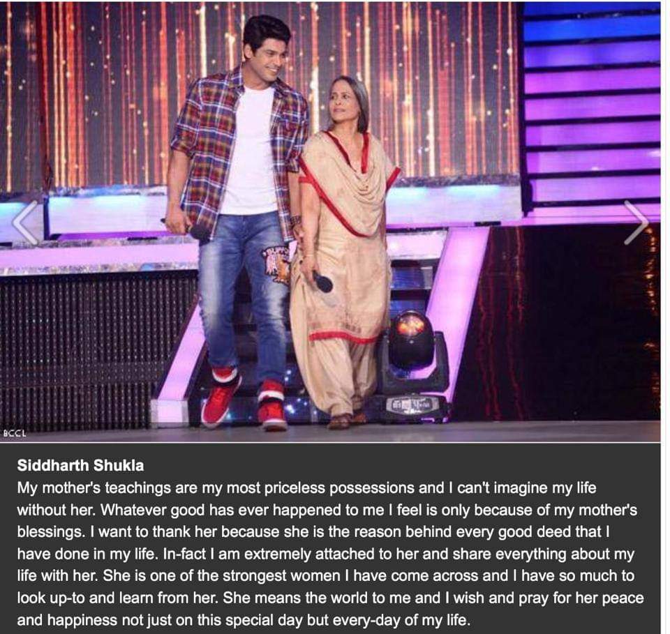My mother's teaching r my most priceless possessions and I can't imagine my life without her.           :  @sidharth_shukla on Mother's Day ( May 10, 2014) #SidharthShukla  #SidHearts