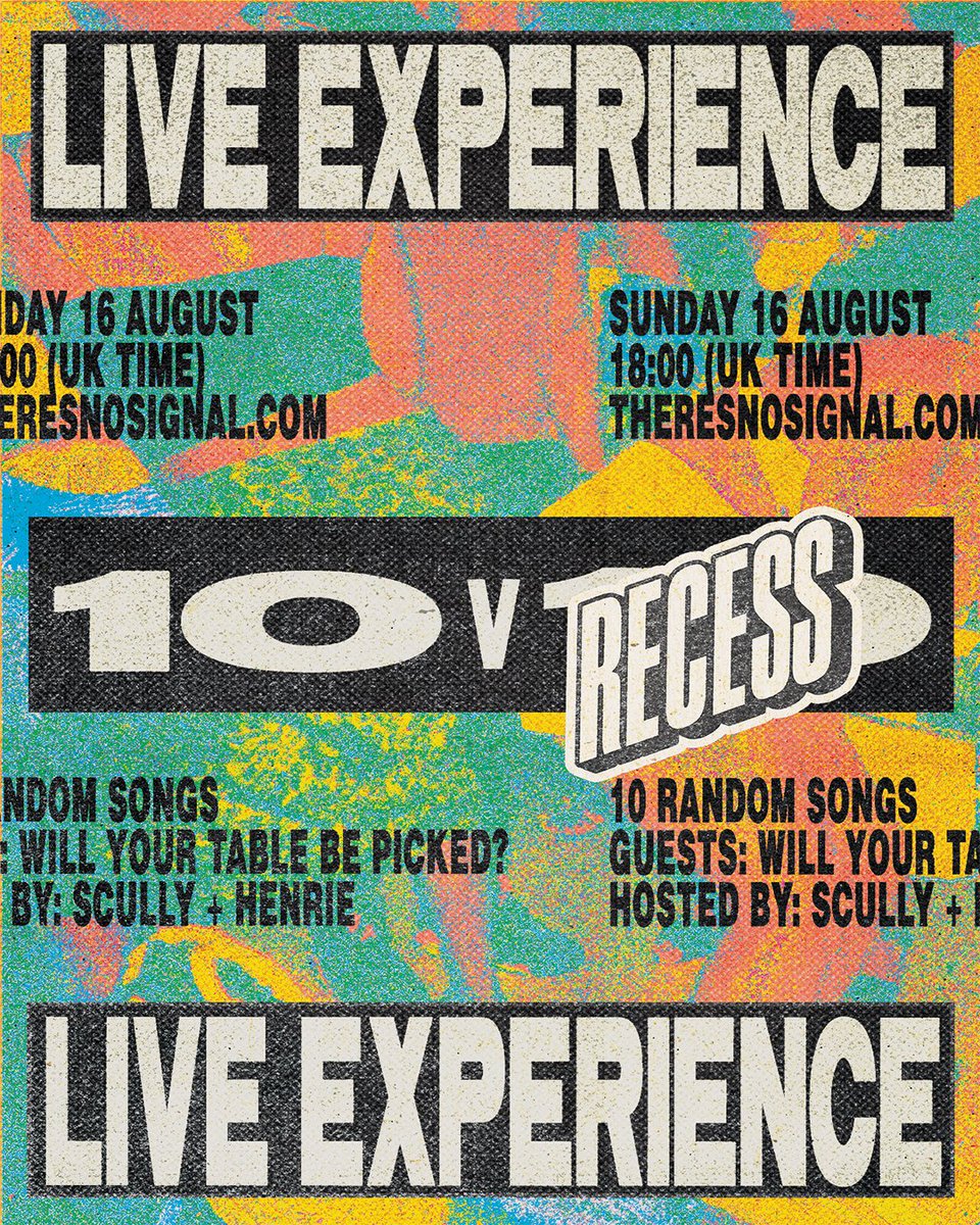 theresnosignall's tweet photo. live> 

we're taking you live to #recessgardenparty with an #NS10v10 special!

listen> https://t.co/qbVEDNUCpv

donate to #nsstudiofund> https://t.co/Htnev2HIdU https://t.co/R5ye3cakgK