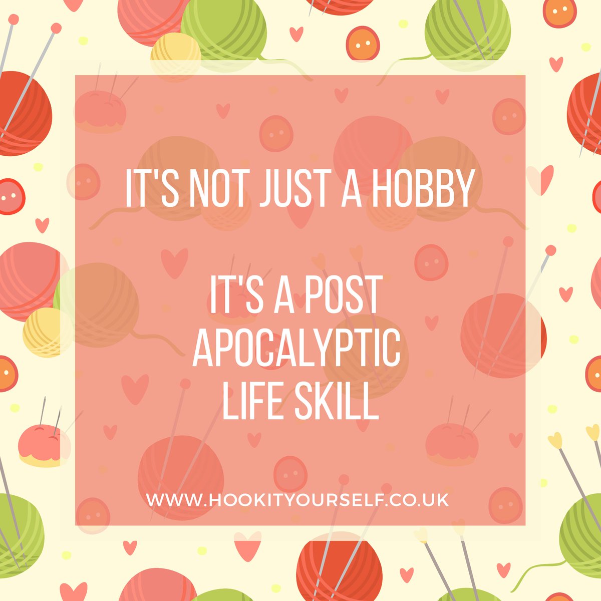 hookityourself's tweet photo. Crochet and knitting....life changing skills!
#hookityourself #crochetismytherapy #crochetaddict #knittingaddict #yarnie #yarnclub #yarnaddicted #yarnlife #yarntherapy #yarnlovers #yarn #yarnhoarder #UKGiftAM #woolhour https://t.co/CwdxkQJchp