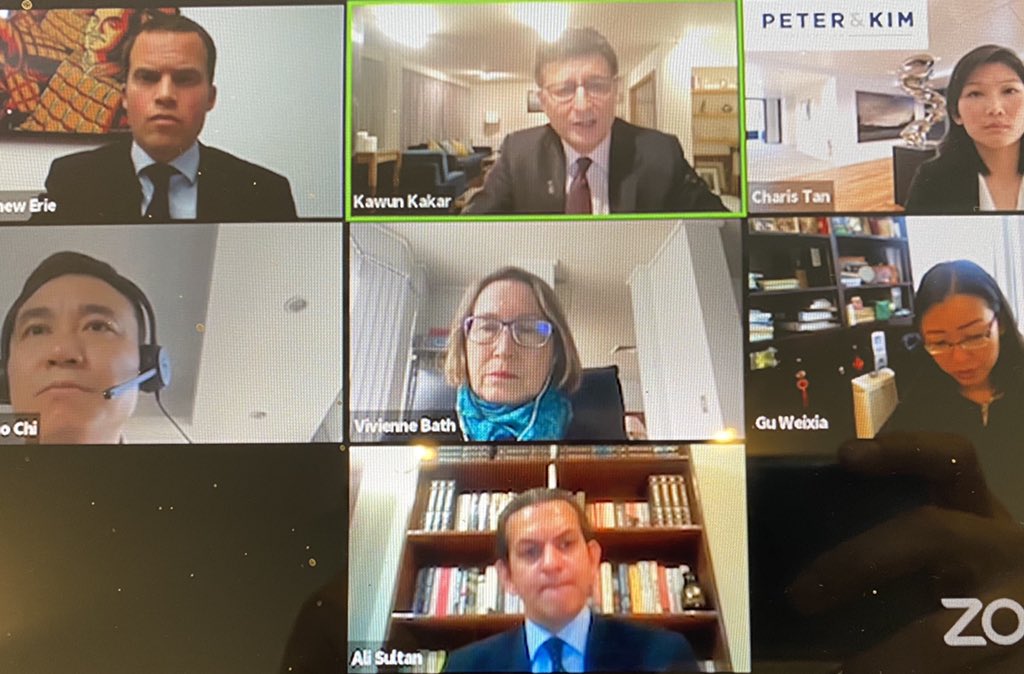 KawunK's tweet photo. Sharing #legislative & admin actions govts taking to ensure survival of critical businesses, workers & ordinary people hard hit by #Covid-19 in a webinar hosted by American Society of Inter’l Law. #ImprovedServices, #FlexibilityInContracts, #WaivingPenalties, #AccessToFinance... https://t.co/WTlI3dUwVN