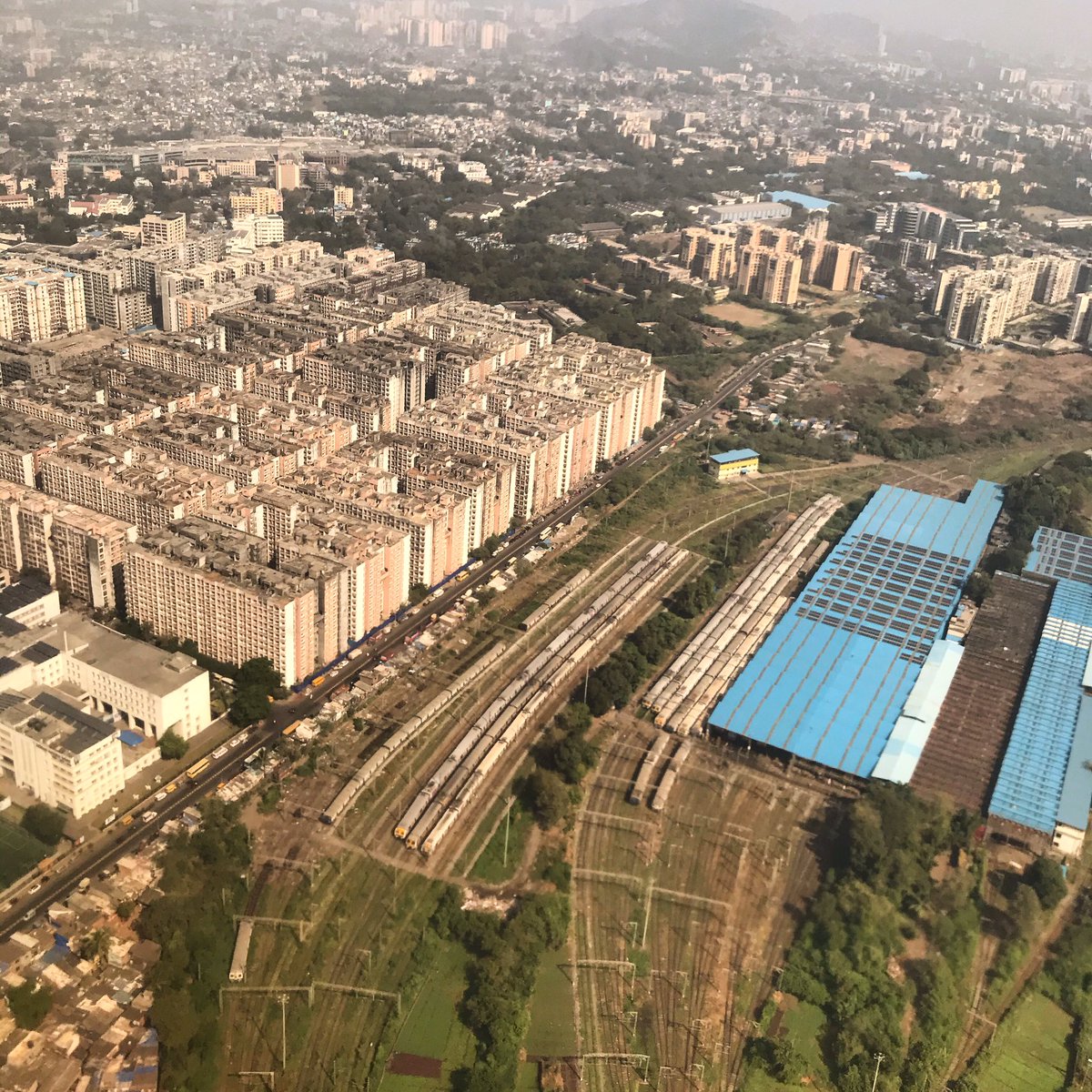 Kurla Terminus, Mumbai #CitiesFromTheSky