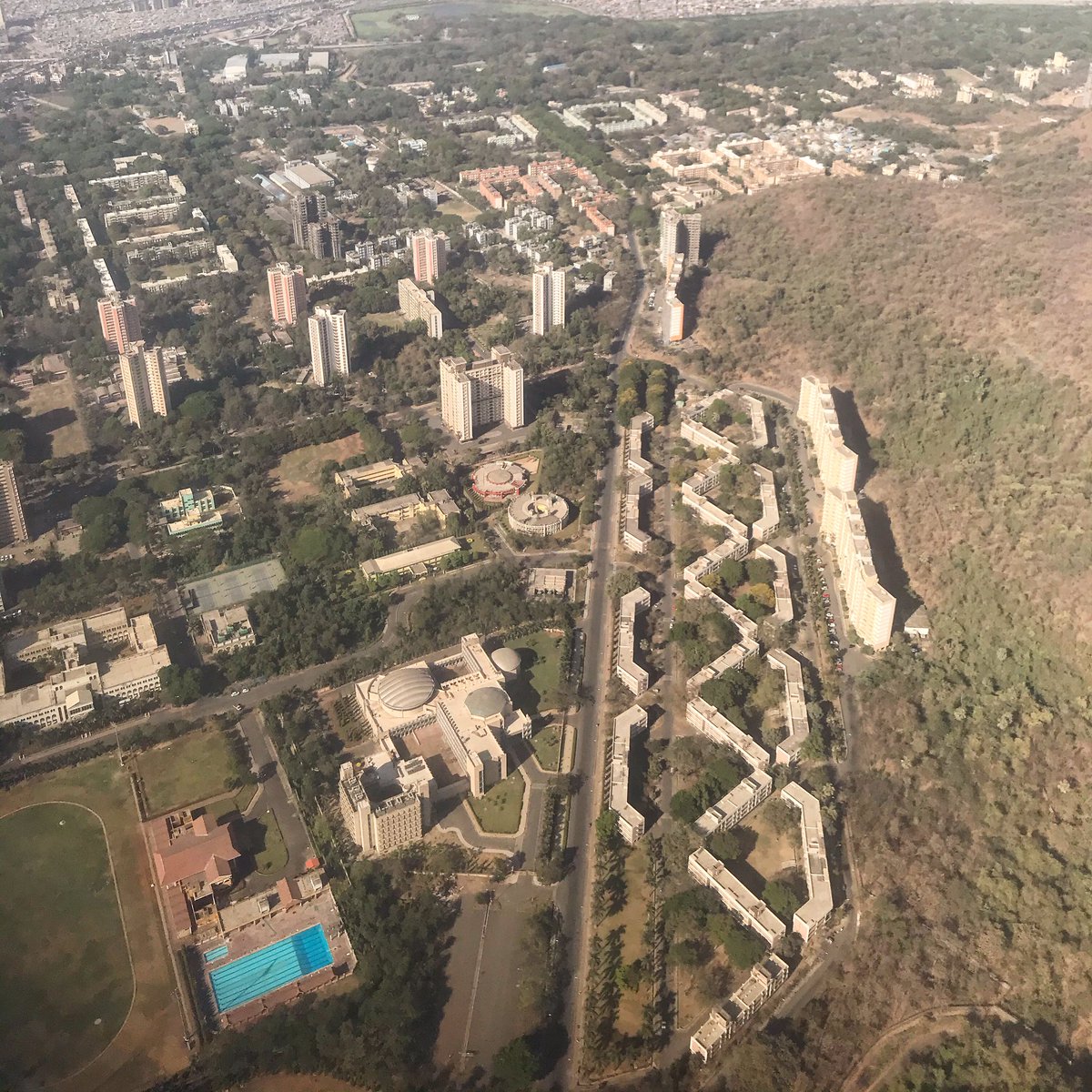 Bhabha Atomic Research Center, Mumbai. The kind of institutions we should expect the nation to build. Not temples, not statues. #CitiesFromTheSky
