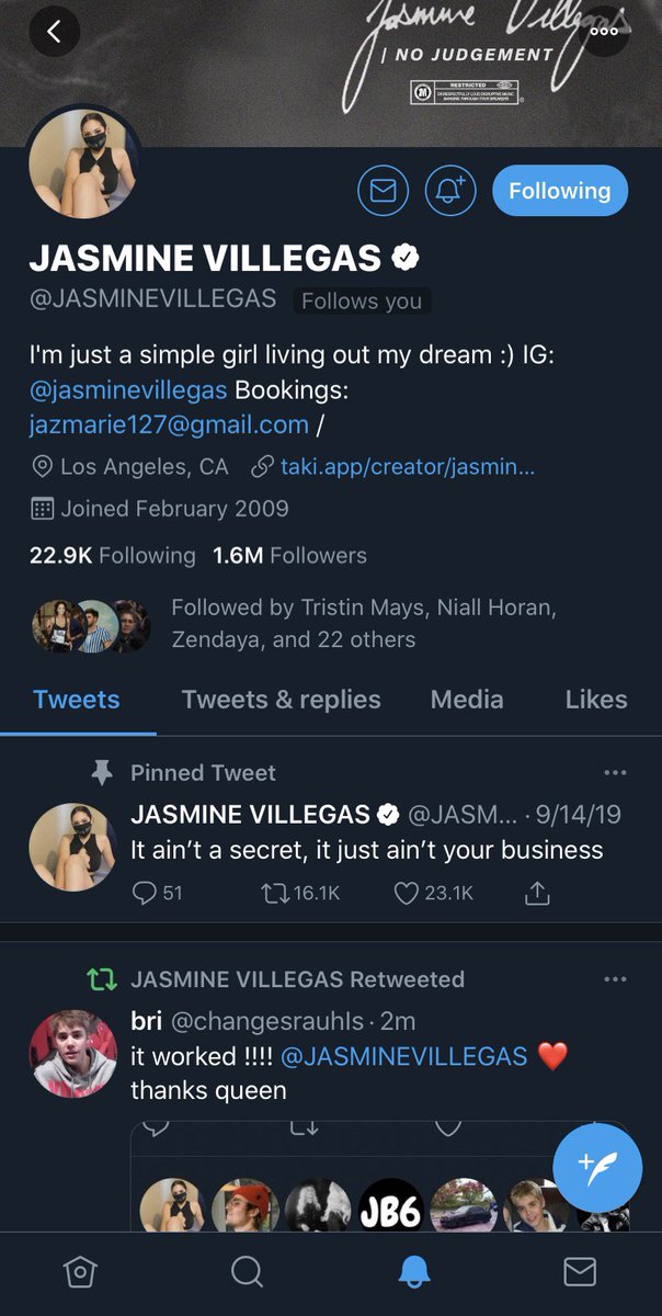 AlvaroBarba13's tweet photo. @JASMINEVILLEGAS thank you for the follow back it made my night😊❤️ https://t.co/gPrZ7GZaWc