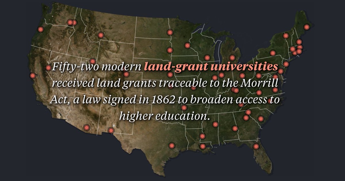 A @HighCountryNews Investigation: “Land Grab University”

#LandGrantUniversity #StolenLand

landgrabu.org