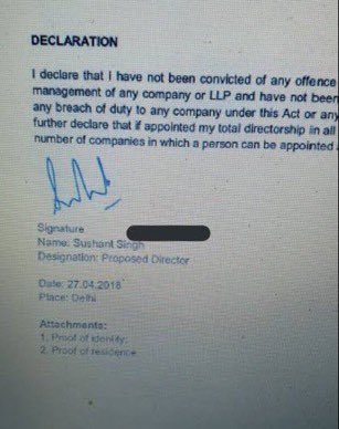 rupali2312's tweet image. 𝘽𝙍𝙀𝘼𝙆𝙄𝙉𝙂 𝙉𝙀𝙒𝙎 : 

Forensic Department said that in 2020 on his company papers, the signature is fake and forged ! 

RT and Spread it ! 

#SCMonitoredCBIForSSR
@ishkarnBHANDARI @republic @swamy39 @vikassinghSrAdv @shwetasinghkirt @vikirti