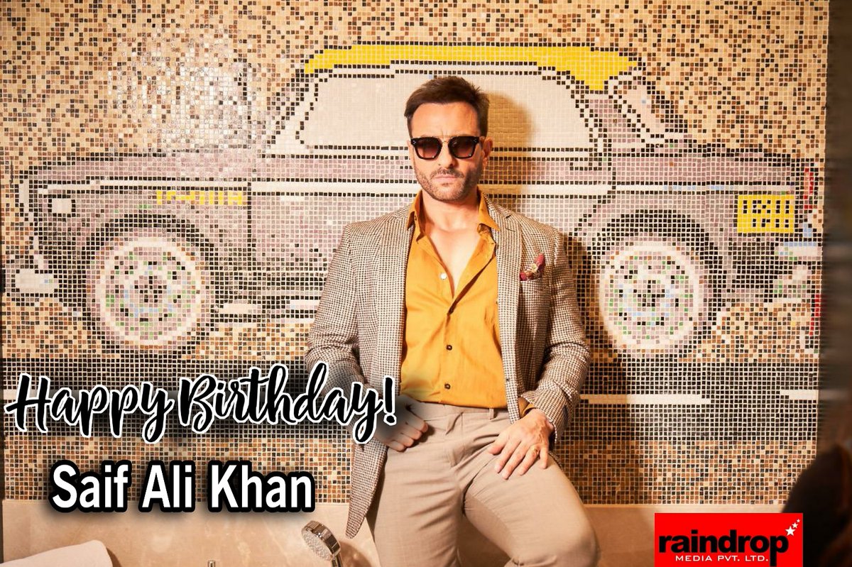 #SaifAliKhan, wishing you many many happy returns of the day, and a great year ahead. 
Love from team <a href="/MediaRaindrop/">Raindrop Media</a>

#happybirthdaysaifalikhan